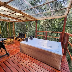 Refugio En Madera En Medio Del Bosque Camping